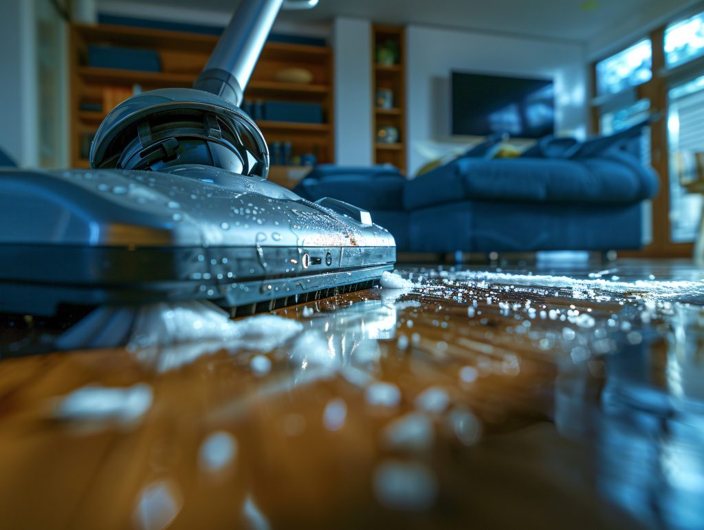 vacuum cleaner tackling heavily soiled floor -Professional Cleaning Services in Johannesburg